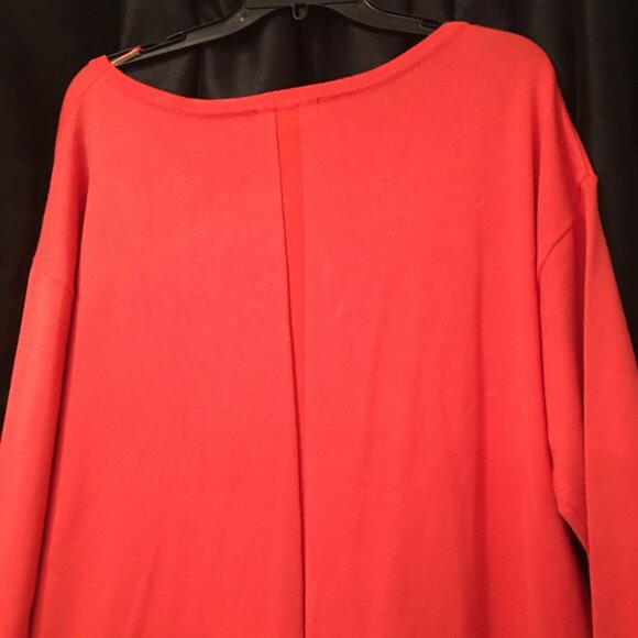 NWT Tint & Shadow Coral Tunic Sweater 1X - Picture 7 of 11